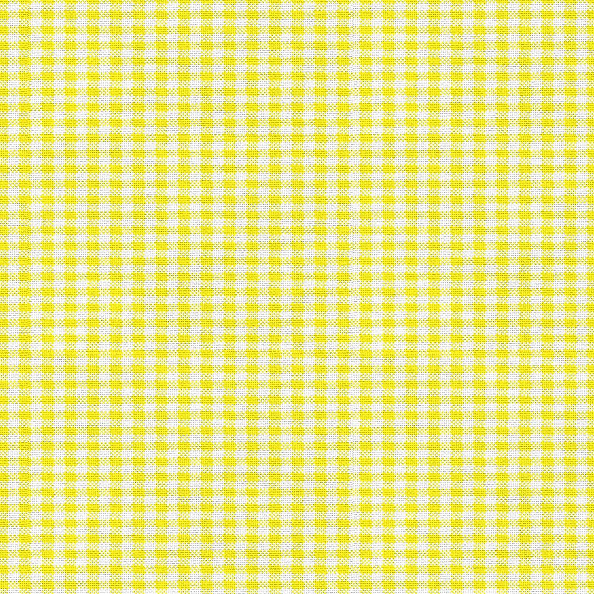 Fabric Editions Yellow Gingham Cotton Fabric